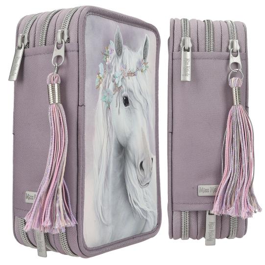 Miss Melody 3 Fach Federtasche FANTASY HORSE – Bild 3