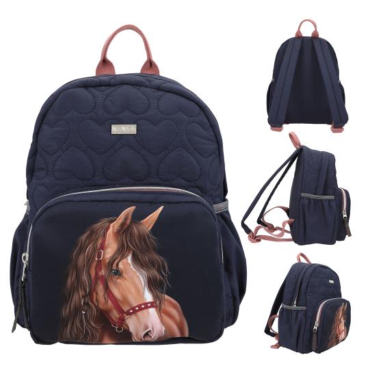 Miss Melody Rucksack mit Herzsteppung GLITTER HORSE – Bild 2