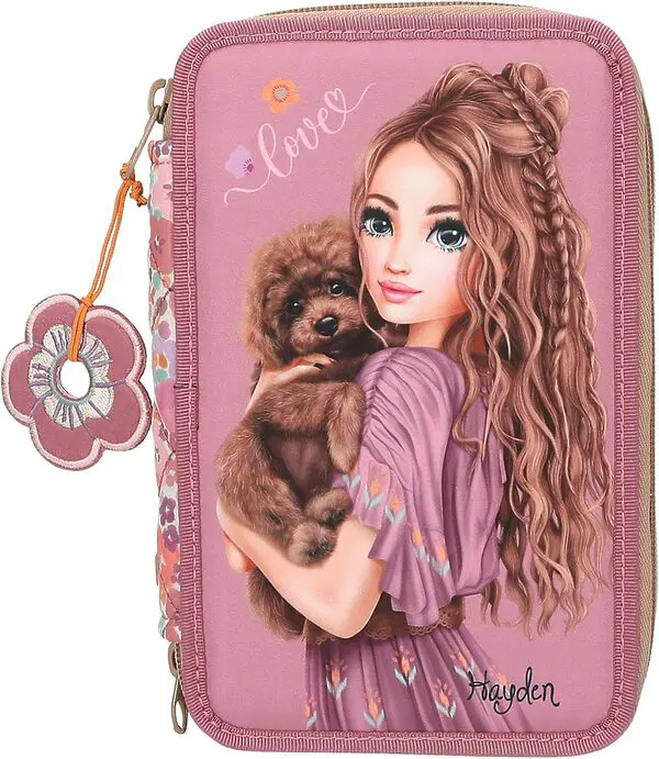 TOPModel 3-Fach Federtasche FLORAL