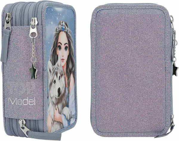 TOPModel Wolf- 3-Fach Federtasche – Bild 2