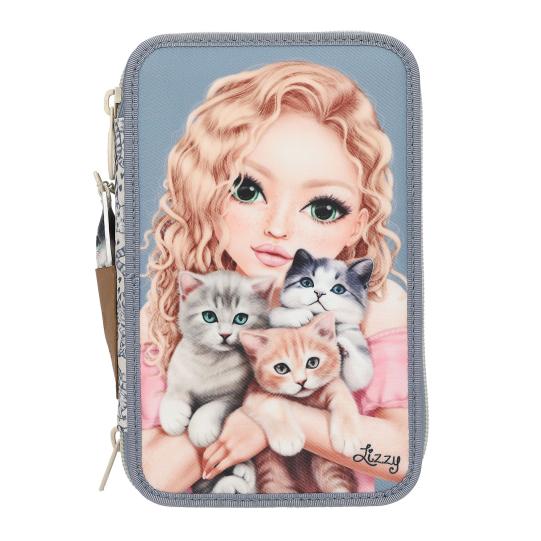 TOPModel 3 Fach Federtasche CAT LOVE