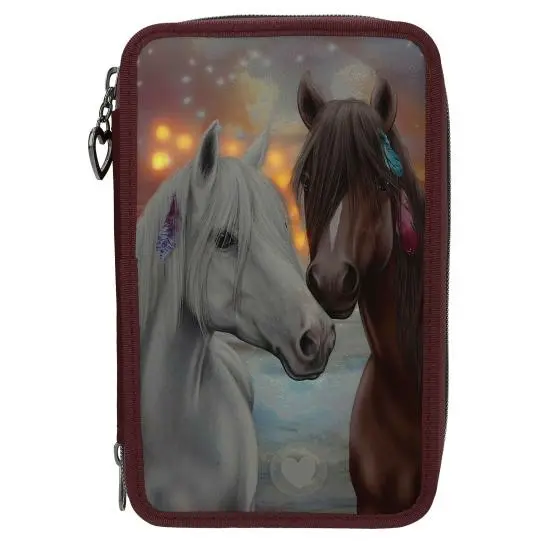 Miss Melody 3 Fach Federtasche LED – Bild 3