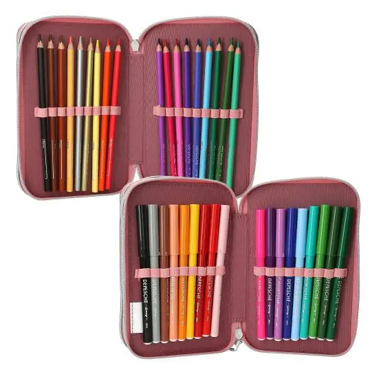 Miss Melody 3 Fach Federtasche LED – Bild 7