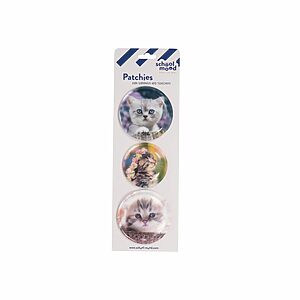 School Mood Patchies 3er-Set - Kätzchen