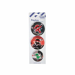 School Mood Patchies 3er-Set - Ninja