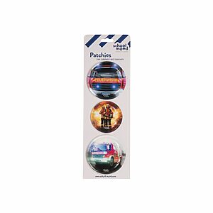 School Mood Patchies 3er-Set - Feuerwehr