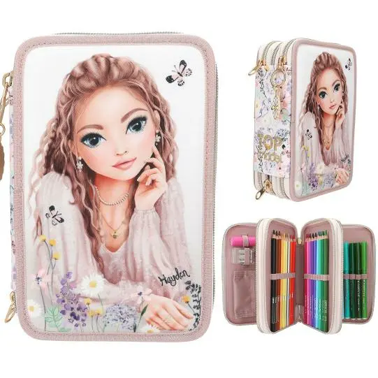 TOPModel  SUMMER FEELING SET Schulrucksack Trolley + Federtasche + Fächerschlamper – Bild 9