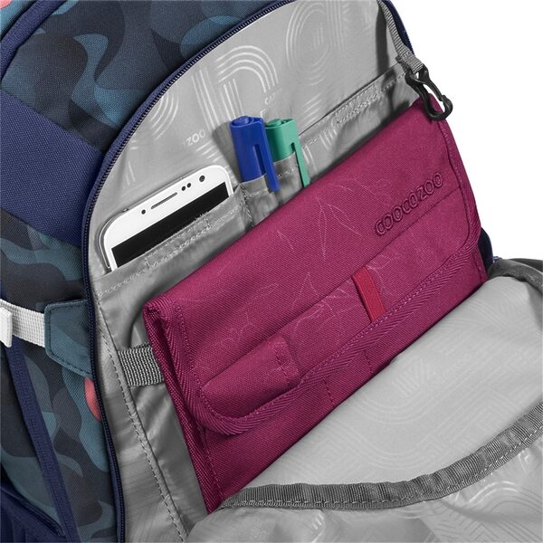 Coocazoo Cloudy Peach Mate Set 3-teilig Schulrucksack, Mäppchen & Colour Up – Bild 6
