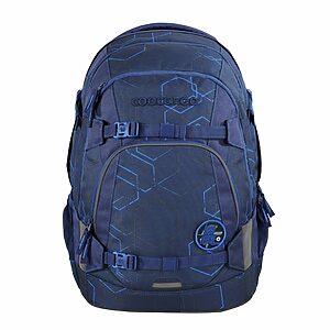 Coocazoo Blue Motion Mate Set 3-teilig Schulrucksack, Mäppchen & Colour Up