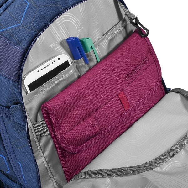 Coocazoo Blue Motion Mate Set 3-teilig Schulrucksack, Mäppchen & Colour Up – Bild 5