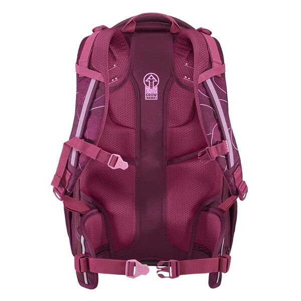 Coocazoo Rucksack Set 3 teilig PORTER Berry Bubbles, mit Mäppchen und Colour Up Follow Me – Bild 4