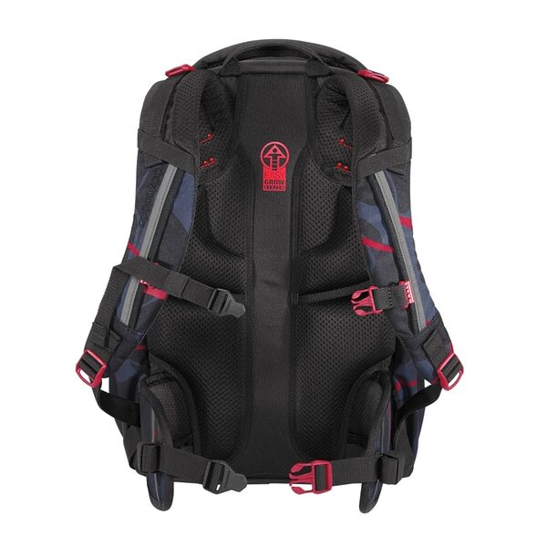 Coocazoo Lava Lines Mate Set 3-teilig Schulrucksack, Mäppchen Black Coal & Colour Up – Bild 3
