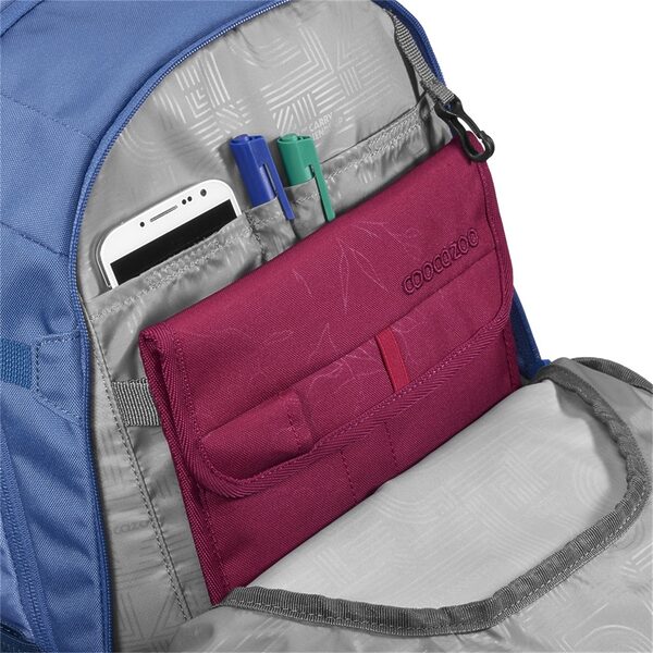 Coocazoo All Blue Mate Set 3-teilig Schulrucksack, Mäppchen Deep Matrix & Colour Up – Bild 5