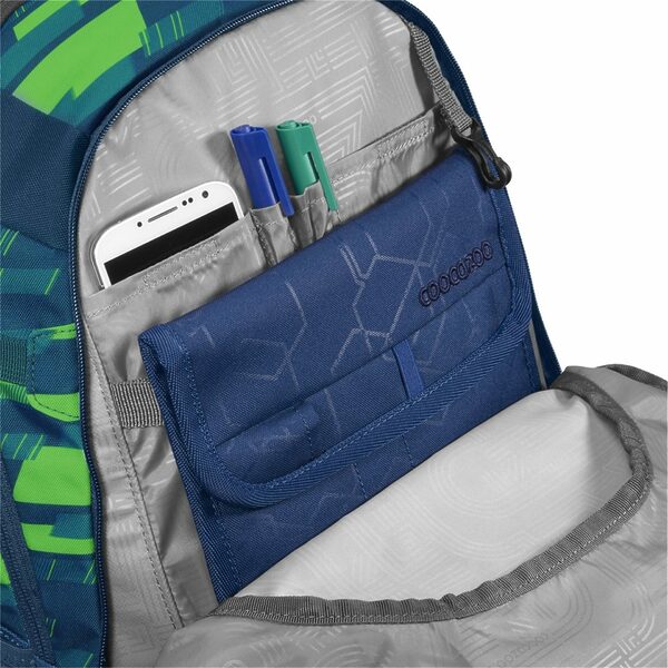 Coocazoo Rucksack MATE Lime Stripe – Bild 5