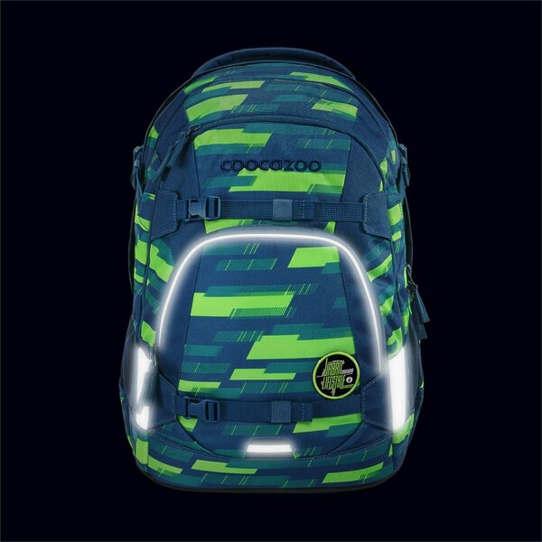 Coocazoo Rucksack MATE Lime Stripe – Bild 6