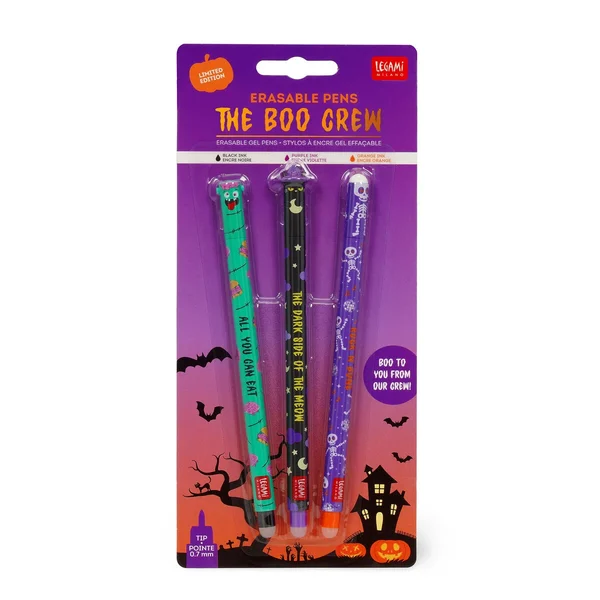 Legami löschbarer Gelstift - The Boo Crew - Set 3er Begrenzter Verkauf pro Bestellung und Person