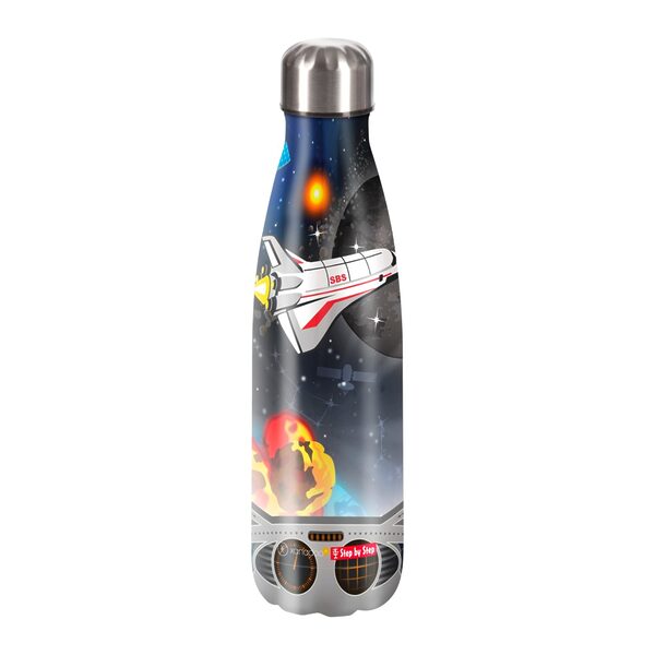 Step by Step Edelstahl-Trinkflasche  Sky Rocket Rico