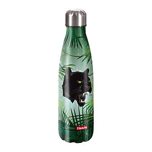Step by Step Edelstahl-Trinkflasche Wild Cat Chiko
