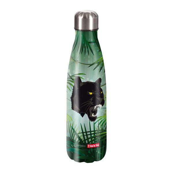 Step by Step Edelstahl-Trinkflasche Wild Cat Chiko