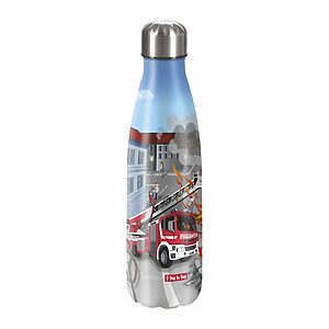 Step by Step Edelstahl-Trinkflasche Fire Engime Brandon