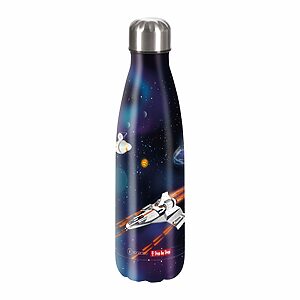 Step by Step Edelstahl-Trinkflasche Starship Galactus