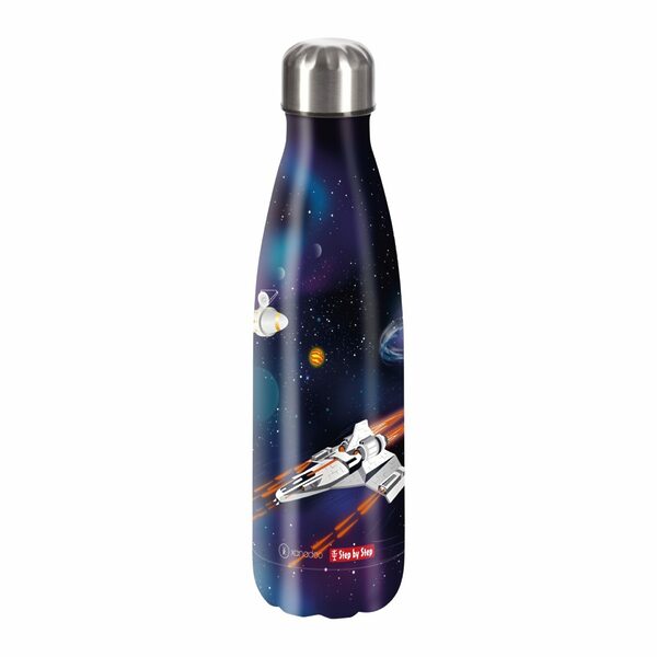 Step by Step Edelstahl-Trinkflasche Starship Galactus