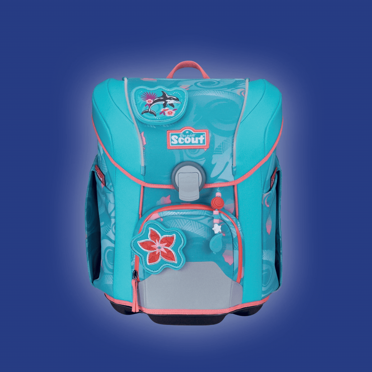 Scout Micro Exklusiv Safety Light Aloha Schulranzen – Bild 2