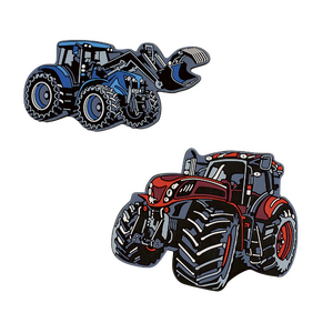 DerDieDas Wechselbuttons 2er Set Traktor