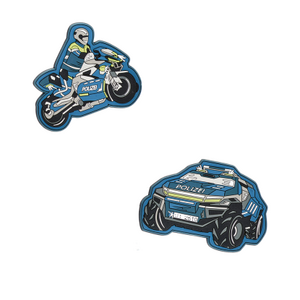 DerDieDas Wechselbuttons 2er Set Blue Speed