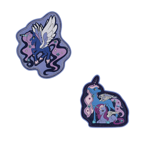 DerDieDas Wechselbuttons 2er Set Luna