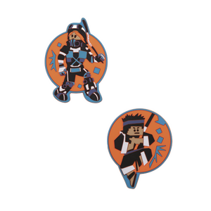 DerDieDas Wechselbuttons 2er Set Ninja Fighter