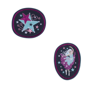 DerDieDas Wechselbuttons 2er Set Dancing Star