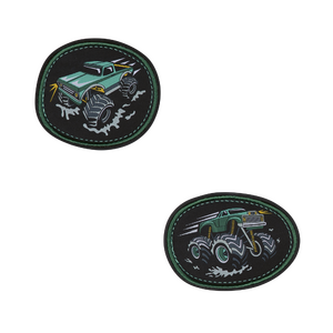 DerDieDas Wechselbuttons 2er Set Super Truck