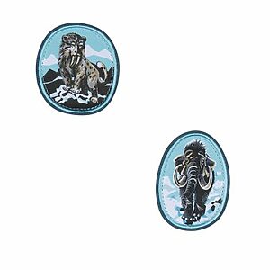 DerDieDas Wechselbuttons 2er Set Blue Ice