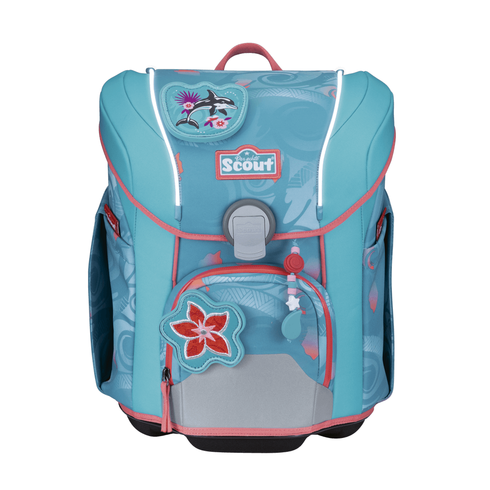 Scout Micro Exklusiv Safety Light Aloha Schulranzen