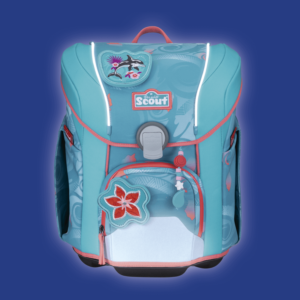 Scout Micro Exklusiv Safety Light Aloha Schulranzen – Bild 11
