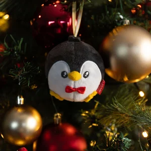 Legami Weihnachtsdekoration aus Plüsch - Penguin - Oh-Oh-Ohrnaments