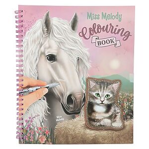 Miss Melody Malbuch mit Pailletten