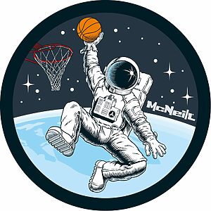 McNeill McAddys zu Schulranzen SPACE Astronaut/Basket
