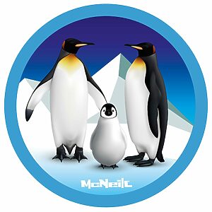 McNeill McAddys für Schulranzen UNTERWASSER Pinguin