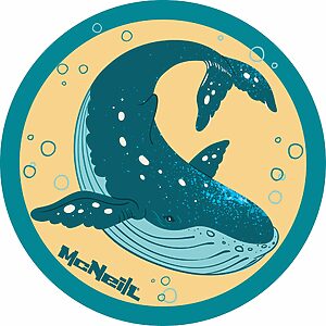 McNeill McAddys für Schulranzen UNTERWASSER Wal