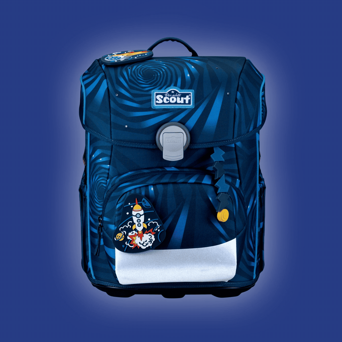 Scout Neo Exklusiv LED Rocket Rider Schulranzen – Bild 2