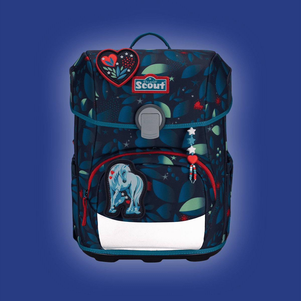 Scout Neo Exklusiv LED White Unicorn Schulranzen – Bild 2