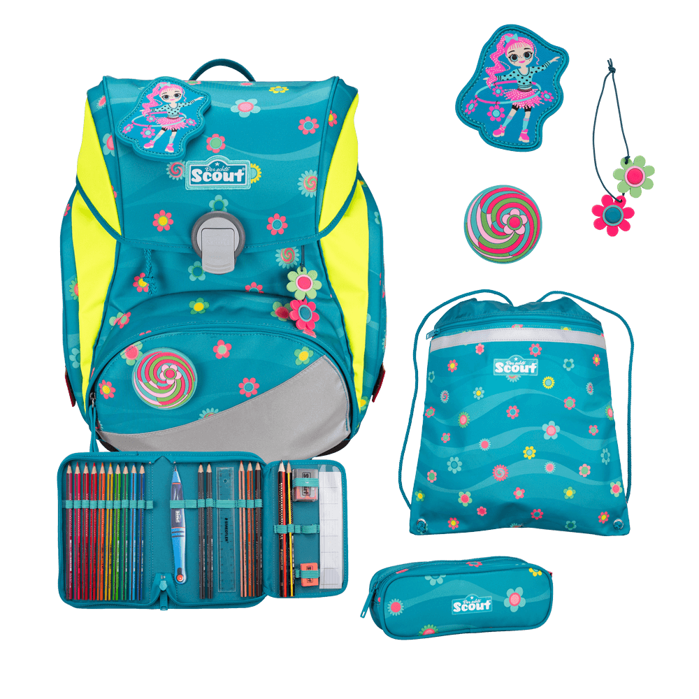 Scout Alpha Little Flowers Schulrucksack – Bild 5