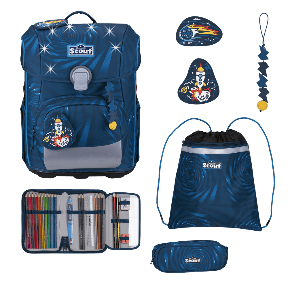 Scout Neo Exklusiv LED Rocket Rider Schulranzen – Bild 10