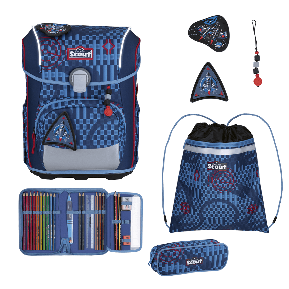Scout Neo Exklusiv Safety Light Space Explorer Schulranzen – Bild 9