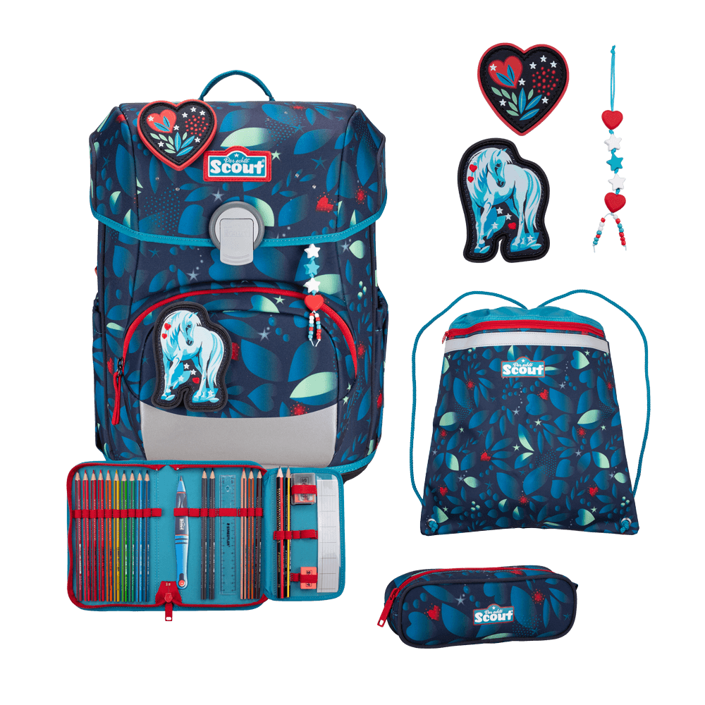 Scout Neo Exklusiv LED White Unicorn Schulranzen – Bild 10