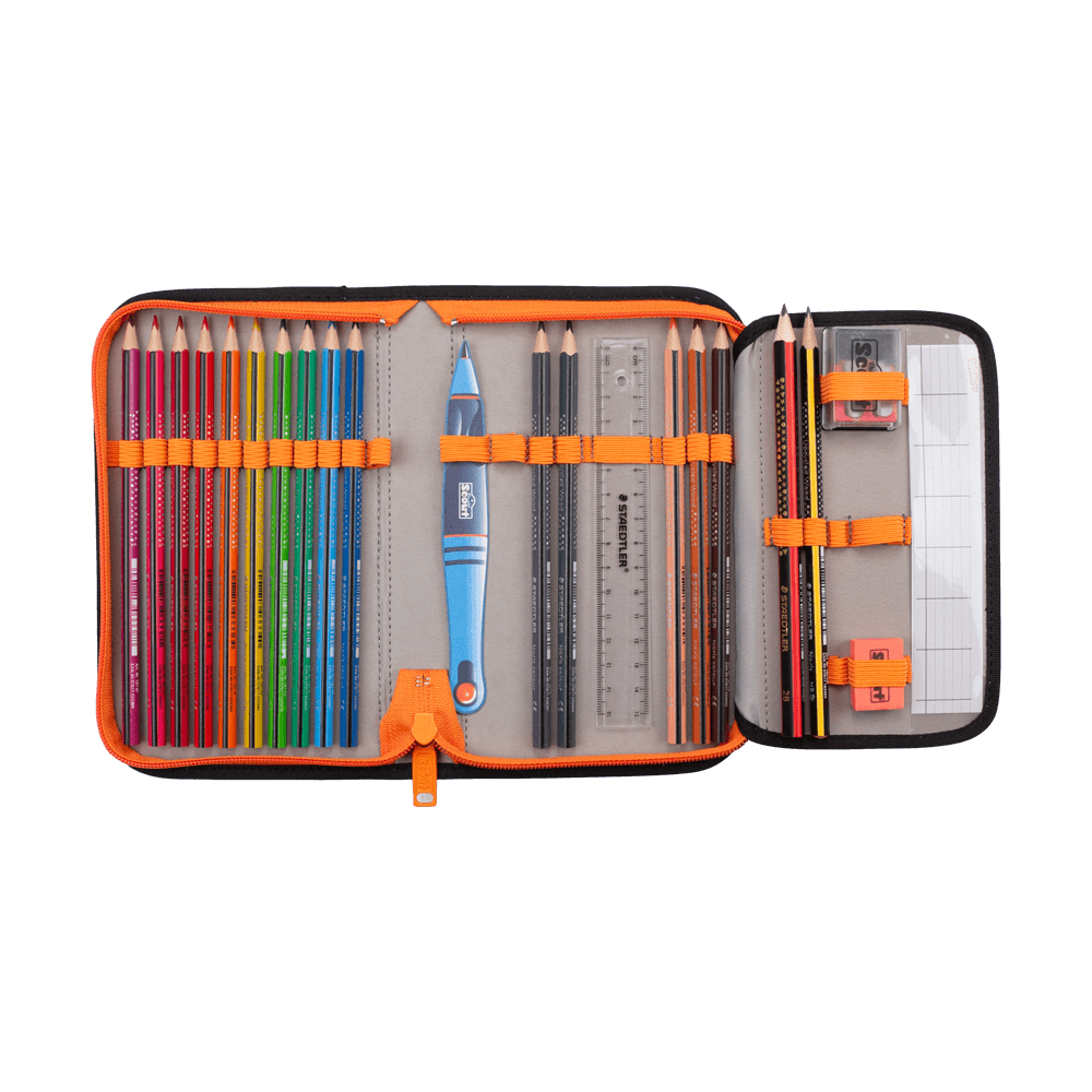 Scout Neo Exklusiv Safety Light Flames Schulranzen – Bild 3