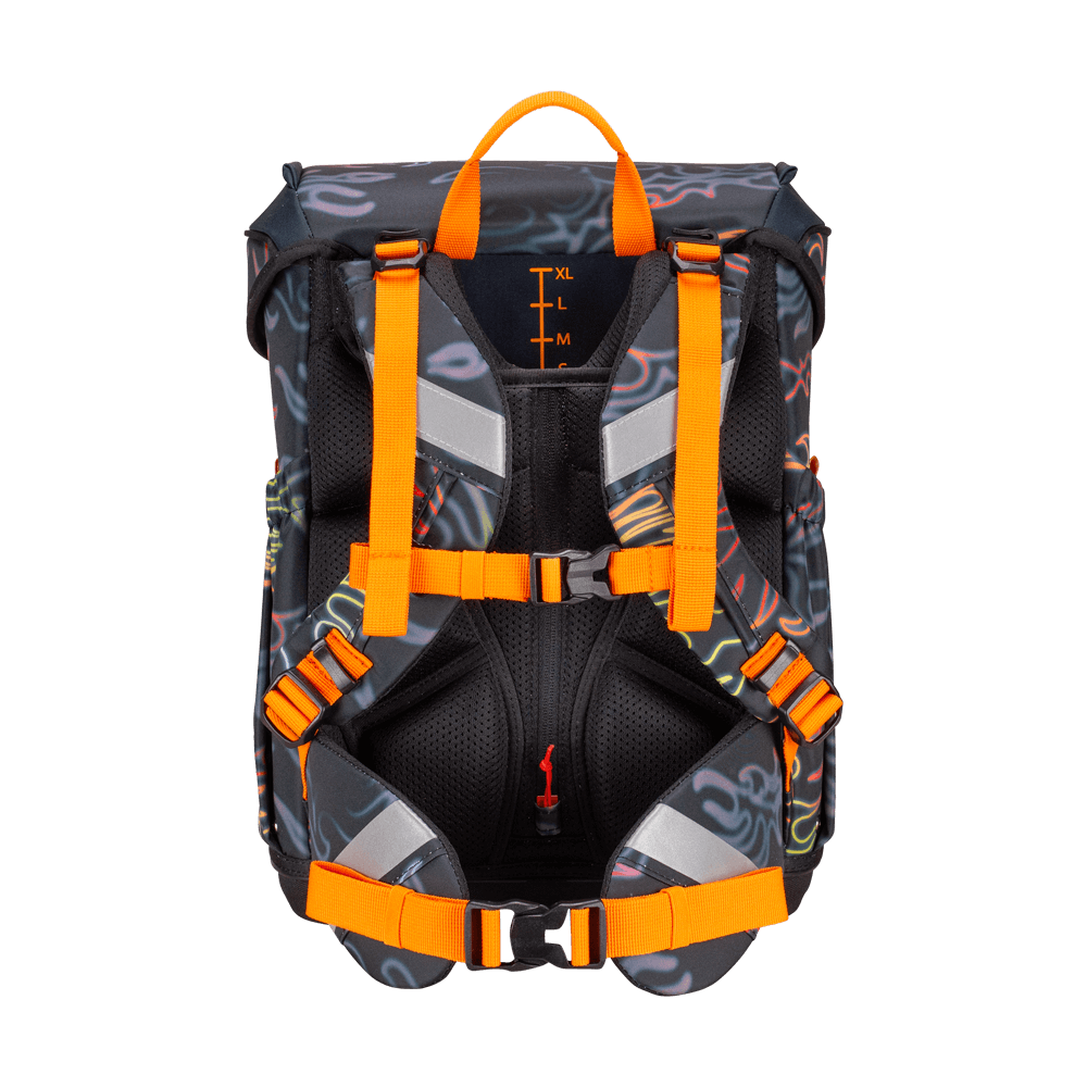 Scout Neo Exklusiv Safety Light Flames Schulranzen – Bild 7