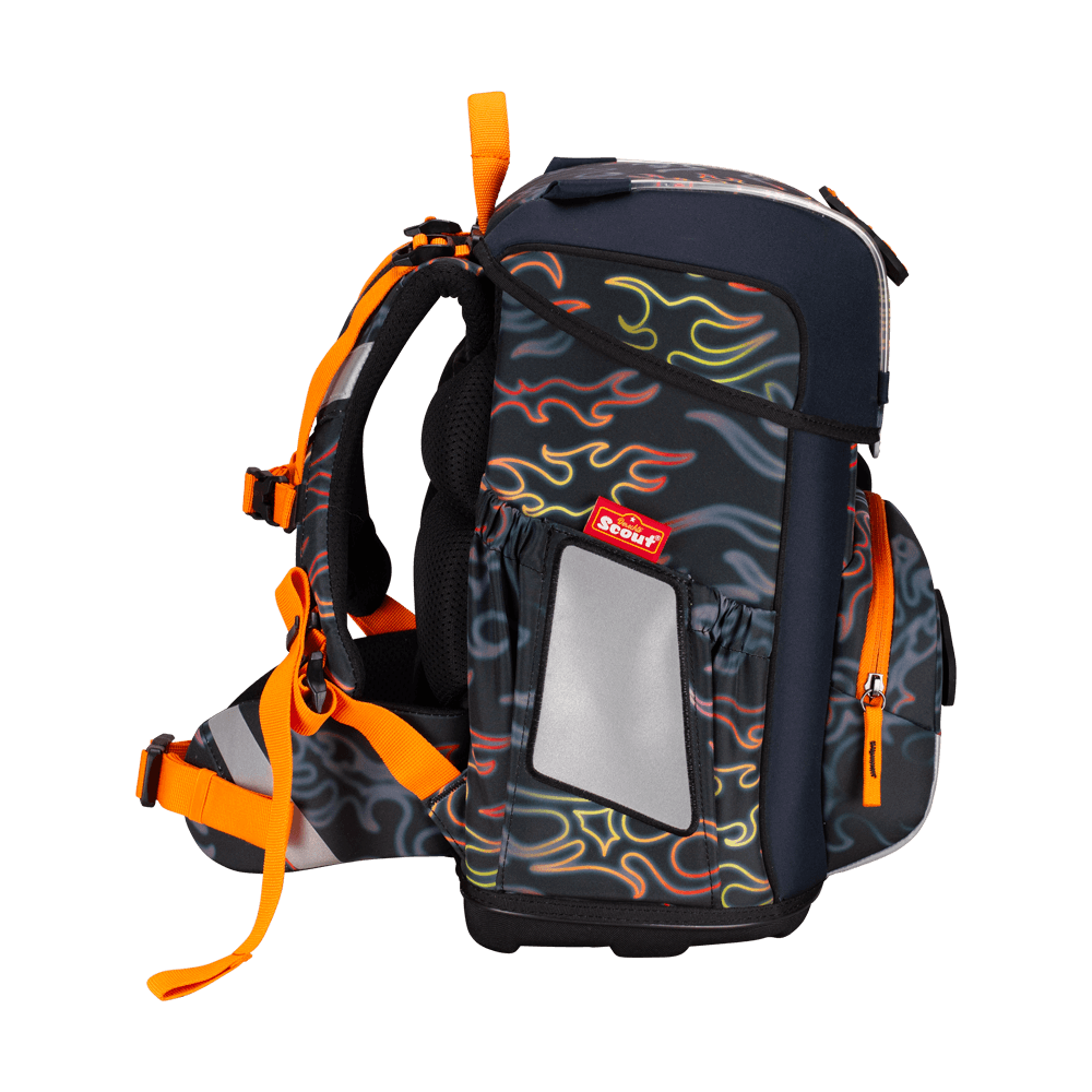 Scout Neo Exklusiv Safety Light Flames Schulranzen – Bild 8